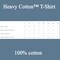 Gildan Heavy Cotton DIY Indigo Blue T-Shirt, Adult's Craft Blanks Multi Pack Tee